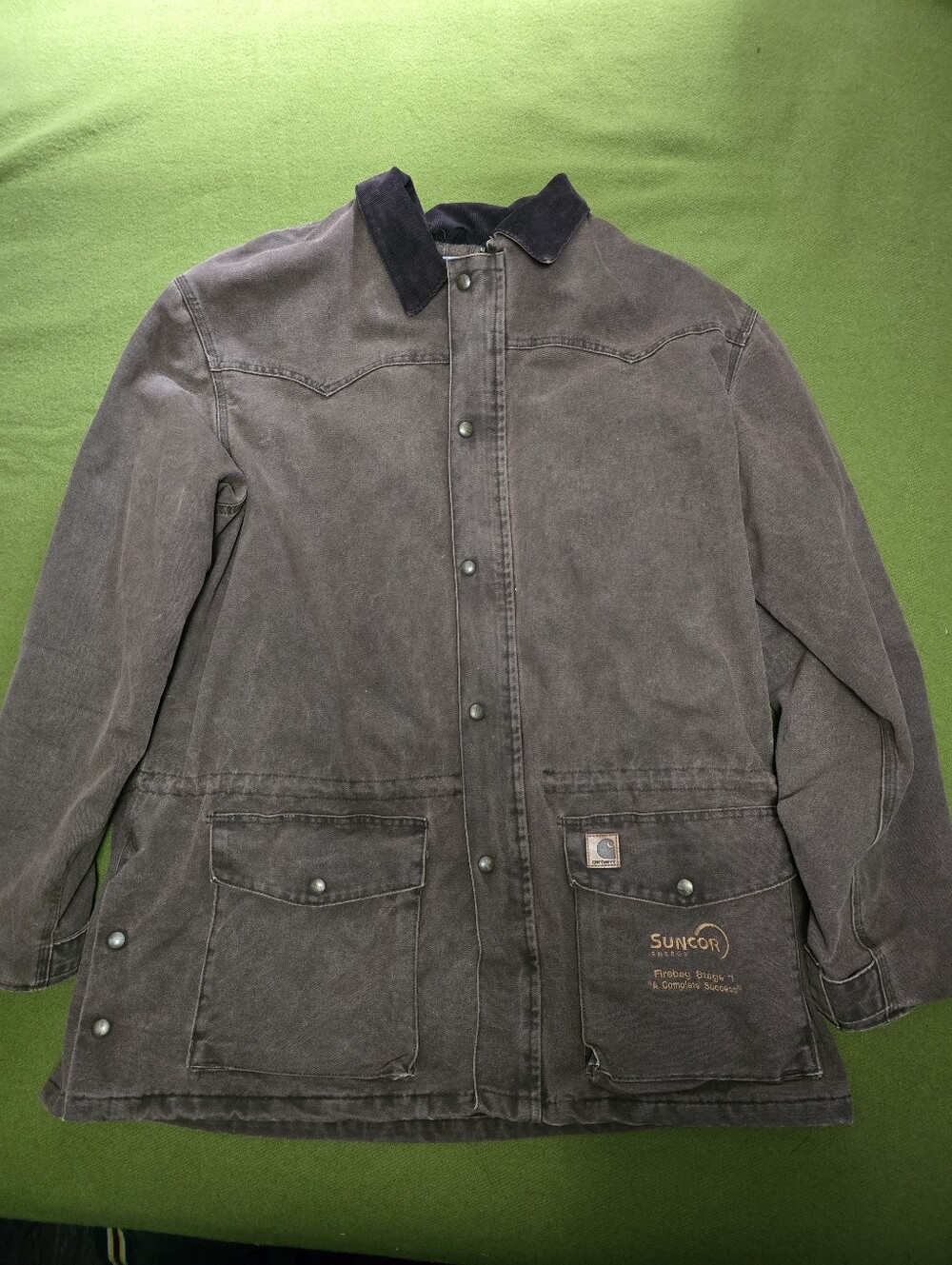 Vintage Carhartt Western Blanket Lined Jacket